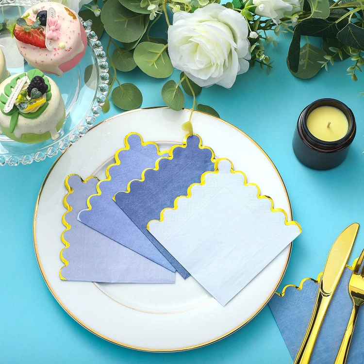 Color-printed special-shaped napkins, a visual revolution on the dining table