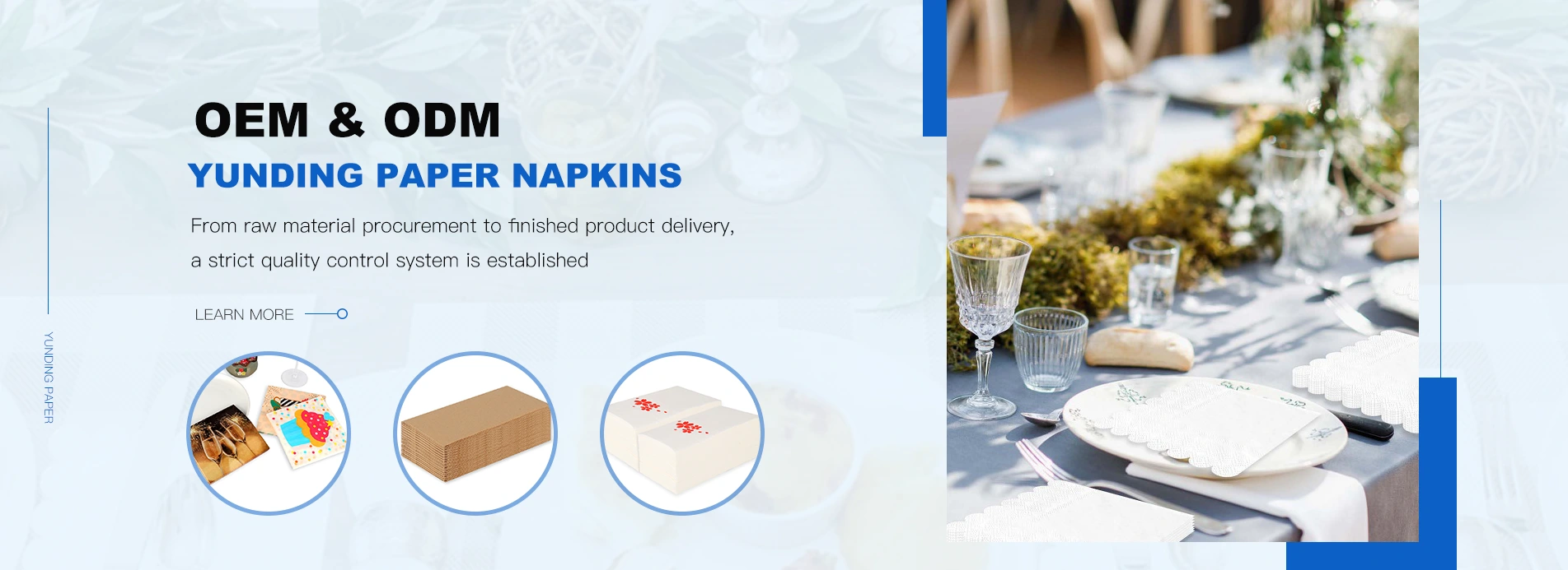 China Daily Household Paper Napkins Manufacturer